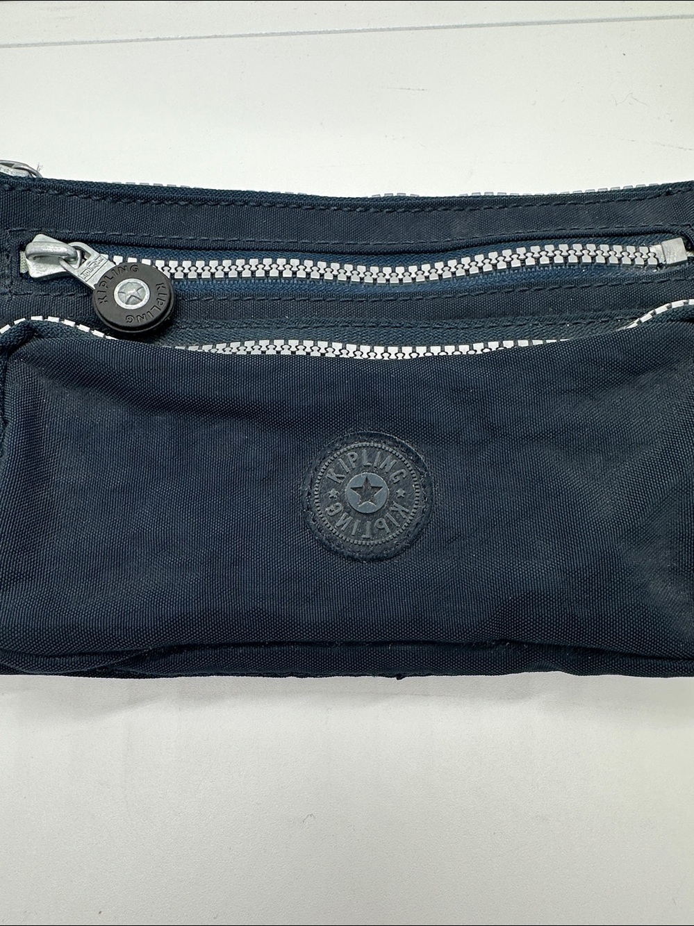 Kipling Navy Blue Wristlet with Elin Monkey Charm NWT - Picture 5 of 11
